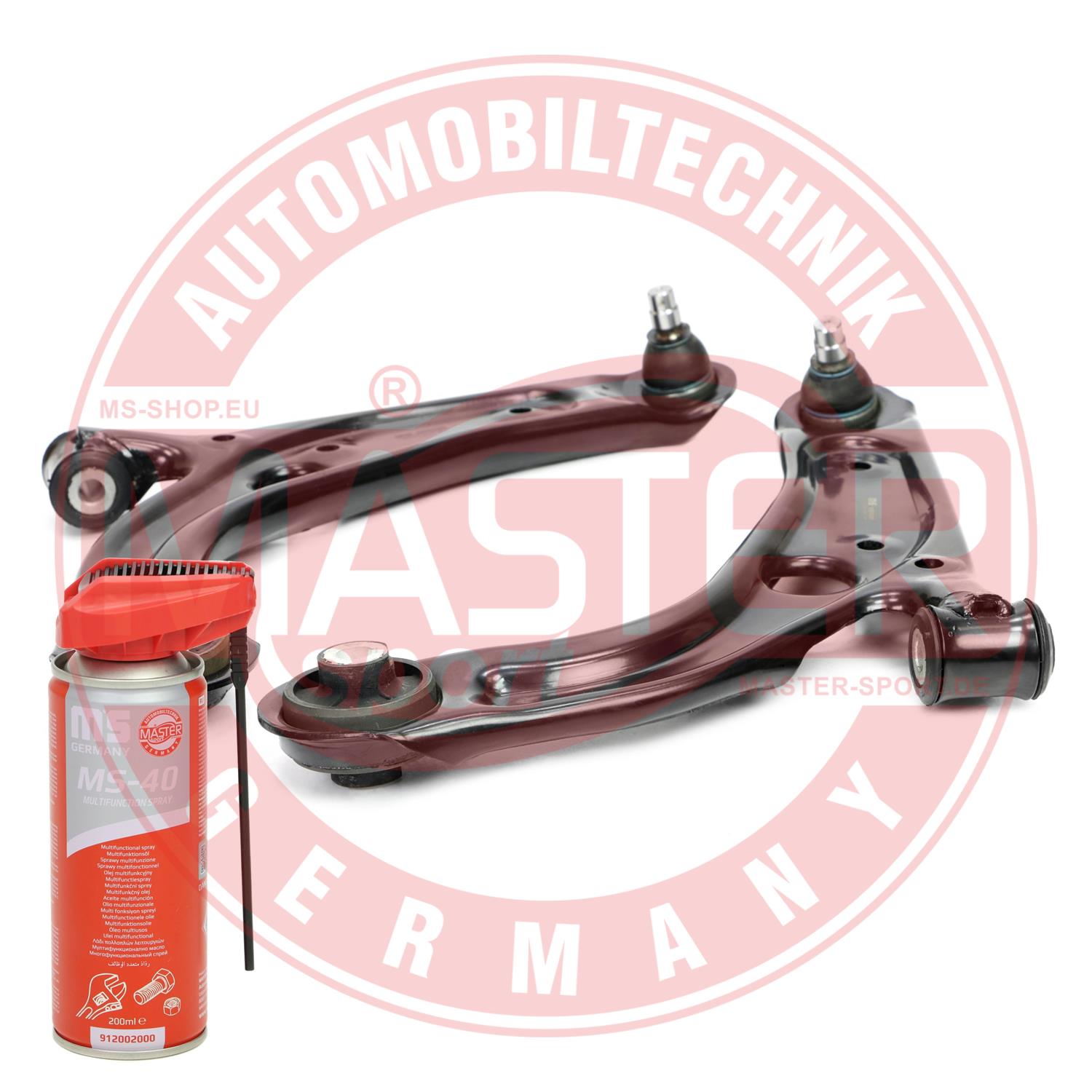 MASTER-SPORT GERMANY 37005/1-KIT-MSP PROMO Σετ τιμονιού, ανάρτηση τροχών Mπροστινός άξονας δεξιά μπροστινός άξονας Μπροστινός άξ